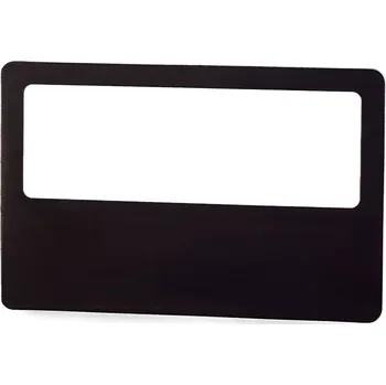 Lupa Verk 09100 Fresnelova kapesní lupa 55mm x 85mm, černá