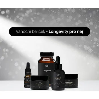 Dárkový potravinový koš Flow Vánoční balíček - Longevity pro něj