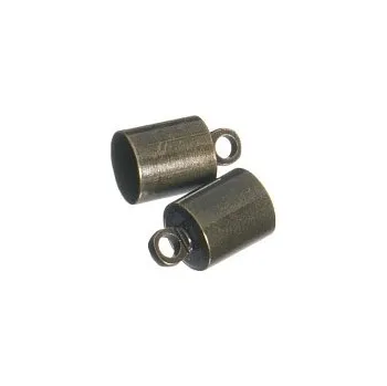 Koncovka 6x10 mm, starozlatá (10 ks)