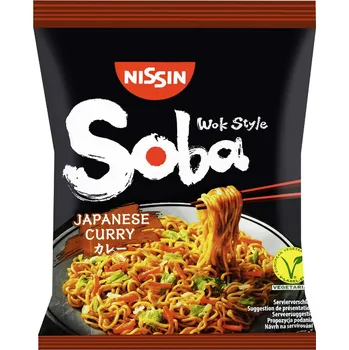 Nudle s omáčkou Soba Japanese curry Nissin 111 g