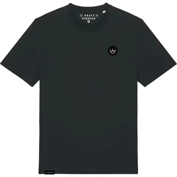 Pánské tričko PEATY'S PUBWEAR TRIKO S KRÁTKÝM RUKÁVEM EMBROIDERED CROWN / BLACK 2XL (PEATY'S PUBWEAR TRIKO S KRÁTKÝM RUKÁVEM EMBROIDERED CROWN / BLACK (PPW-25-TEE-CWN-BLK) 2XL)