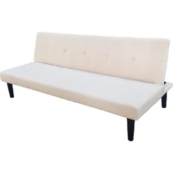 Pohovka Rozkládací pohovka BestBerg BBSB-10LB / prémiová plyš / béžová