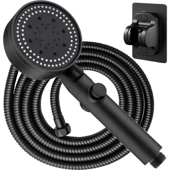 Sprchová hadice Pronett XJ5496 Sprchová hlavice úsporná s hadicí černá