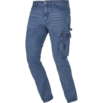 Pánské džíny PARKSIDE® Pánské termo džíny v pracovním stylu „Straight Fit“ (modrá, 52 (36/32))