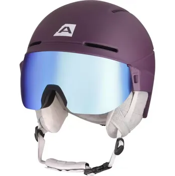 Lyžařská helma ALPINE PRO MARGE FIALOVÁ M 55/58