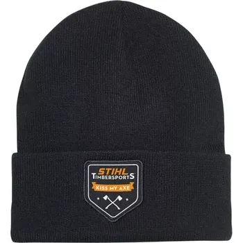 Čepice Kulich "KISS MY AXE" STIHL (04216000008) (Skvělý kulich s tkanou nášivkou "KISS MY AXE", na zapnuté manžetě jednoduché čepice z jemného polyakrylového úpletu ukazuje, pro koho srdce bije!)
