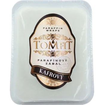 Masážní přípravek TOMFIT parafínový zábal – Kafrový 800 g (vanička)