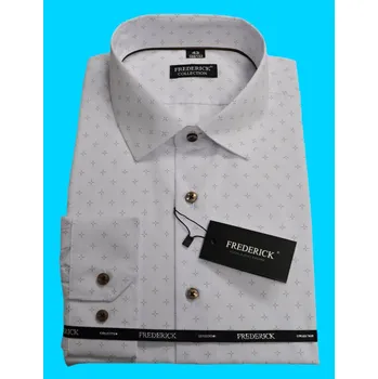 Pánská košile Pánská košile s dlouhým rukávem - střih REGULAR - vzor F924 pro muže s prodlouženou délkou rukávu 188/194 cm - 45