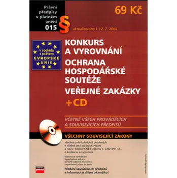 Elvíra Rendulová; Jaroslav Leks Konkurs a vyrovnání Ochrana hospodářské soutěže Veřejné zakázky Stav: Nová - lehce poškozená