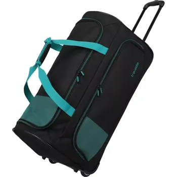 Taška TRAVELITE BASICS FRESH WHEELED DUFFLE L BLACK/PETROL L