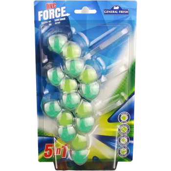 WC čistič GF Five Force blistr s vůní lesa 3x50 g