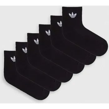 Pánské ponožky Ponožky adidas Originals 6-pack IJ5626 černá 99X, vel. 34/36