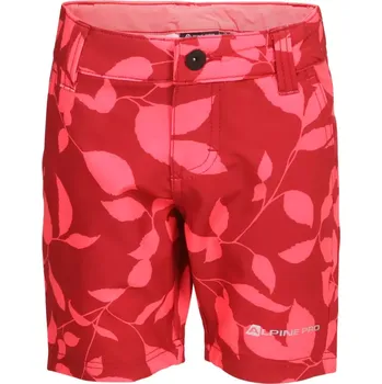 Chlapecké kraťasy Dětské kraťasy ALPINE PRO MORCO KPAX186 ČERVENÁ 116-122
