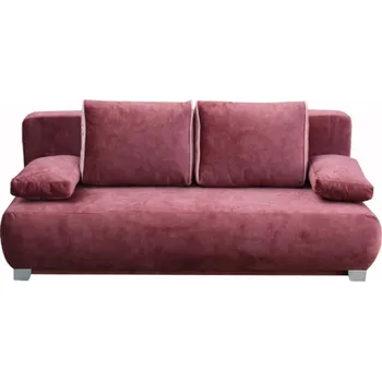 Pohovka JANA pohovka, tmavě cihlová/starorůžová