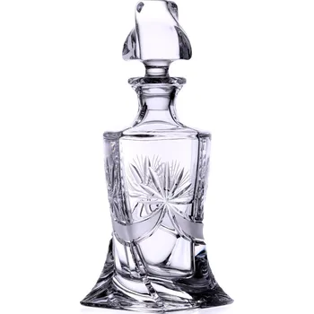 Bohemia Crystal Ručně broušená karafa na likér, vodku a destiláty Mašle 500ml