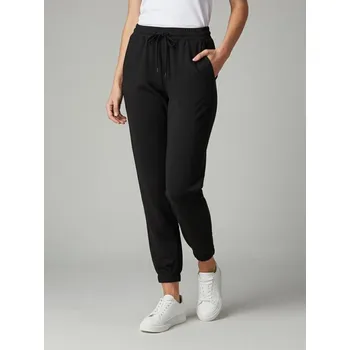 Dámské kalhoty Sinsay - Teplákové kalhoty se širokými nohavicemi - černá - 112BC-99X - 112BC-99X-XXL-3