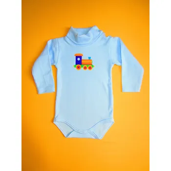 Arex, ČR Body s rolákem hladký úplet+potisk Barva: světlemodrá, Velikost: 104