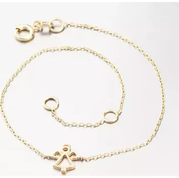 Oblečení a móda Náramek s andělem - zlato 585 GCA14-002 délka 18 cm