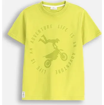 Chlapecké tričko Dětské bavlněné tričko Coccodrillo WC5143208VBB zelená 91X, vel. 110