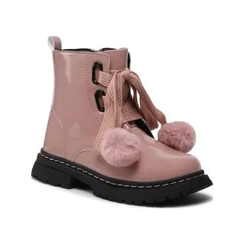 Dětská sportovní obuv Turistická obuv Nelli Blu CM211101-9 Růžová 28