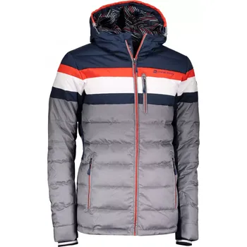 Pánská bunda Pánská péřová bunda ALPINE PRO NEITH MJCM311 TMAVĚ MODRÁ XXXL