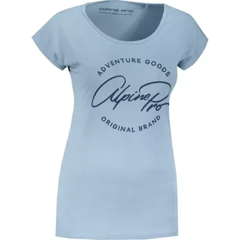Dámské oblečení Dámské triko ALPINE PRO DAFKA LTSS688 SVĚTLE MODRÁ XS