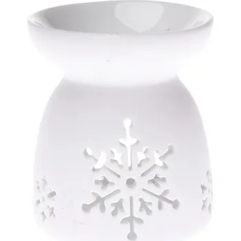 Aroma lampa Bílá porcelánová aromalampa Dakls, výška 9 cm ID_1426905