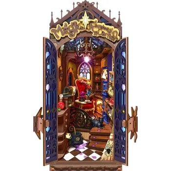 ostatní stavebnice RoboTime Zarážka na knihy Miniatura domečku Koutek kouzelné fantazie 185