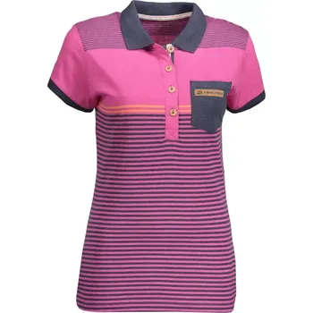 Dámské triko s límečkem ALPINE PRO HEIKA 2 LTSN424 RŮŽOVÁ XS