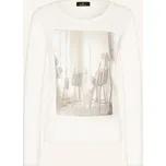 Monari Dlouhé Rukávy S Ozdobnými Kameny, bílá