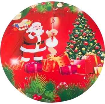 Vánoční dekorace Verk 26188 Deka pod vánoční stromeček 120 cm, červená, vz.5