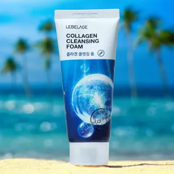 Přípravek na čištění pleti a oči LEBELAGE - Collagen Regeneration Cleansing Foam - Omlazující čisticí pěna -