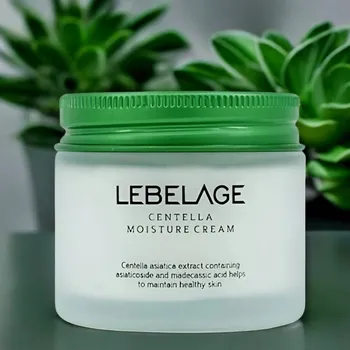 Pleťový krém LEBELAGE - Centella Moisture Cream - Vyživující a zklidňující krém s centelou - 70 ml