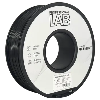 Filament Professional Lab Prof. Lab ABS+ 1 kg - ČERNÁ (BLACK)