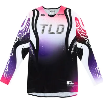 cyklistický dres TLD DRES S DLOUHÝM RUKÁVEM SPRINT ULTRA DRIP PURPLE (35601901) S (TLD DRES S DLOUHÝM RUKÁVEM SPRINT ULTRA DRIP PURPLE (35601901) S)