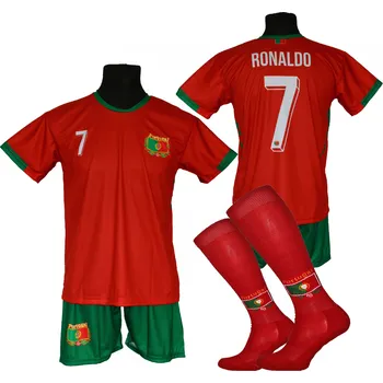 Dětský dres Ronaldo Portugalsko se štulpnami RONPOR, 158