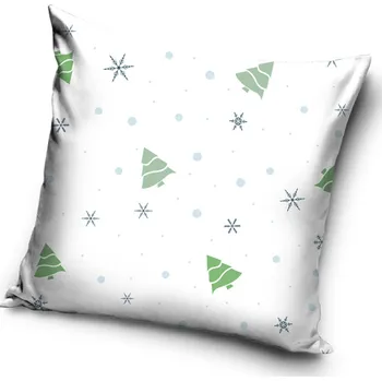 Polštář Dekorační polštářek Bílé Vánoce