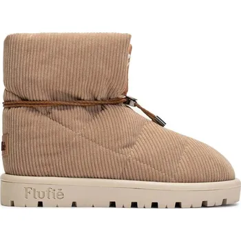 Dívčí sněhule Sněhule Flufie Cord S07.SAND.BEIGE žlutá 17X, EUR 41