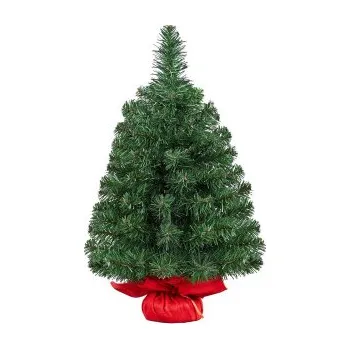 Vánoční stromek Umělý mini vánoční stromek 411329 green 2 ft, 61cm - A YAHEETECH