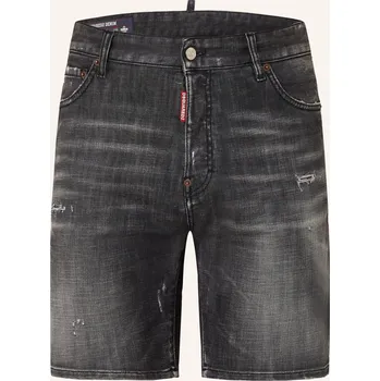 Pánské kraťasy dsquared2 Pánské Džínové Šortky, tmavě šedá, 48