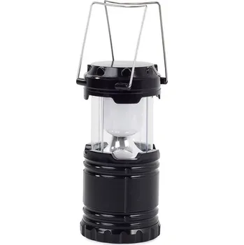 Svítilna Verk 15545 Kempingová LED lampa skládací černá