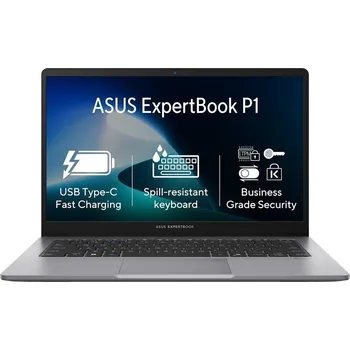 Notebook ASUS ExpertBook P1 P1503CVA-S7I38512W Notebook, i3-1315U, 8GB DDR5, 512GB SSD, Intel UHD, 15,6" Full HD IPS, W11H, šedý P1503CVA-S7I38512W