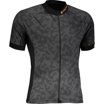 Cyklistické oblečení Pánský cyklistický dres ALPINE PRO MARK 2 MTST587 ČERNÁ S