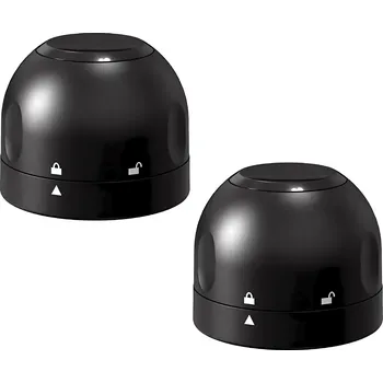 Pronett XJ5416 Zátka na víno se zámkem černá 2 ks