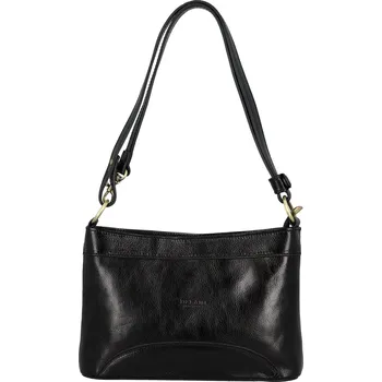 Kabelka Módní dámská kožená kabelka na rameno Delami Vera Pelle Darlin, černá