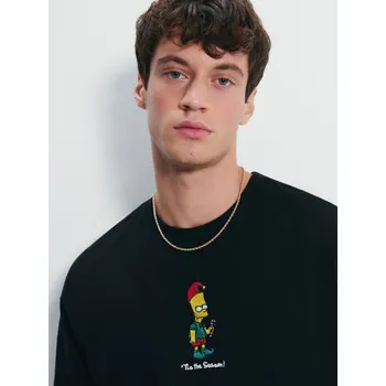 Vánoční tričko The Simpsons - M - House - černá - 051HF-99X