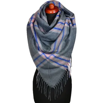 Šála Maxi šála - šedo-růžová