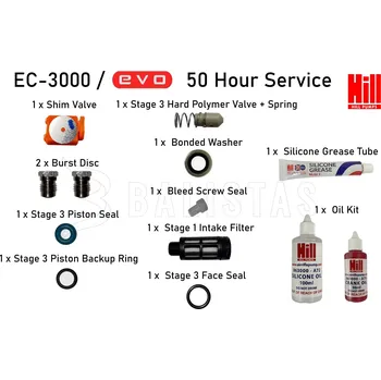 Příslušenství pro sportovní střelbu Servisní sada kompresoru Hill EC-3000 / EVO-310 50H