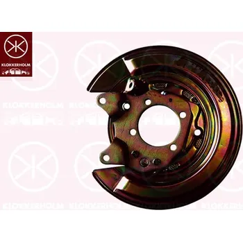 Brzdový kotouč Ochranný plech proti rozstřikování, brzdový kotouč KLOKKERHOLM 8116874