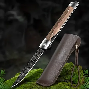 Kuchyňský nůž Outdoorový skládací nůž AB 32998 Hnědá